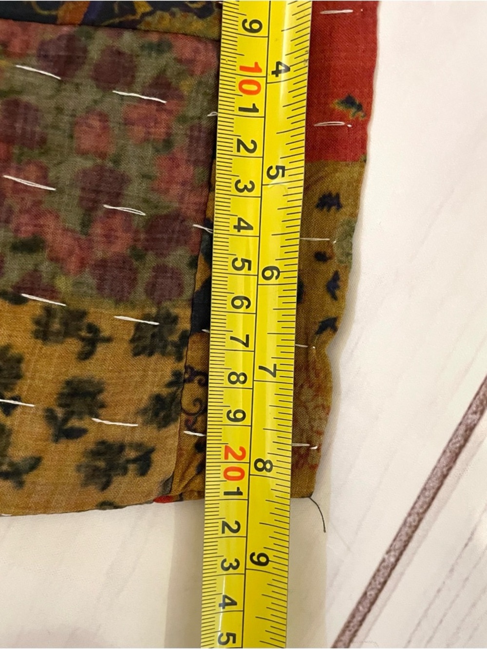 POL Multicolor Kantha Patchwork Jacket L - Picture 10 of 16